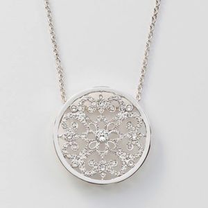 Swarovski Crystal Filigree Necklace